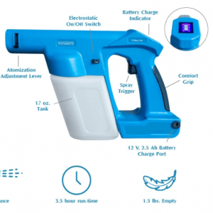 g 500 handheld electrostatic disinfectant sprayer